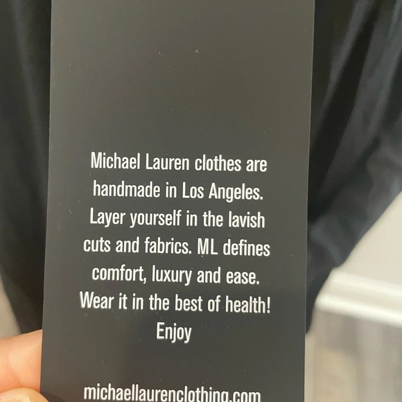 NWT Michael Lauren Radford Open Shoulder Dress in Black Sz Small - Picture 8 of 11